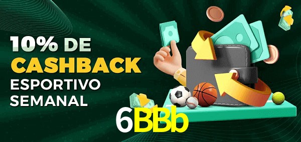 10% de bônus de cashback na 6BBb